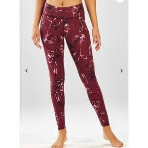 Fabletics Salar Powerflex Leggings XS 7/8 Versilla Black Cherry NWT B76